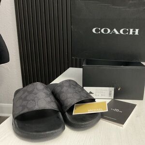 Michael Kors Men's Black Slide Sandals
